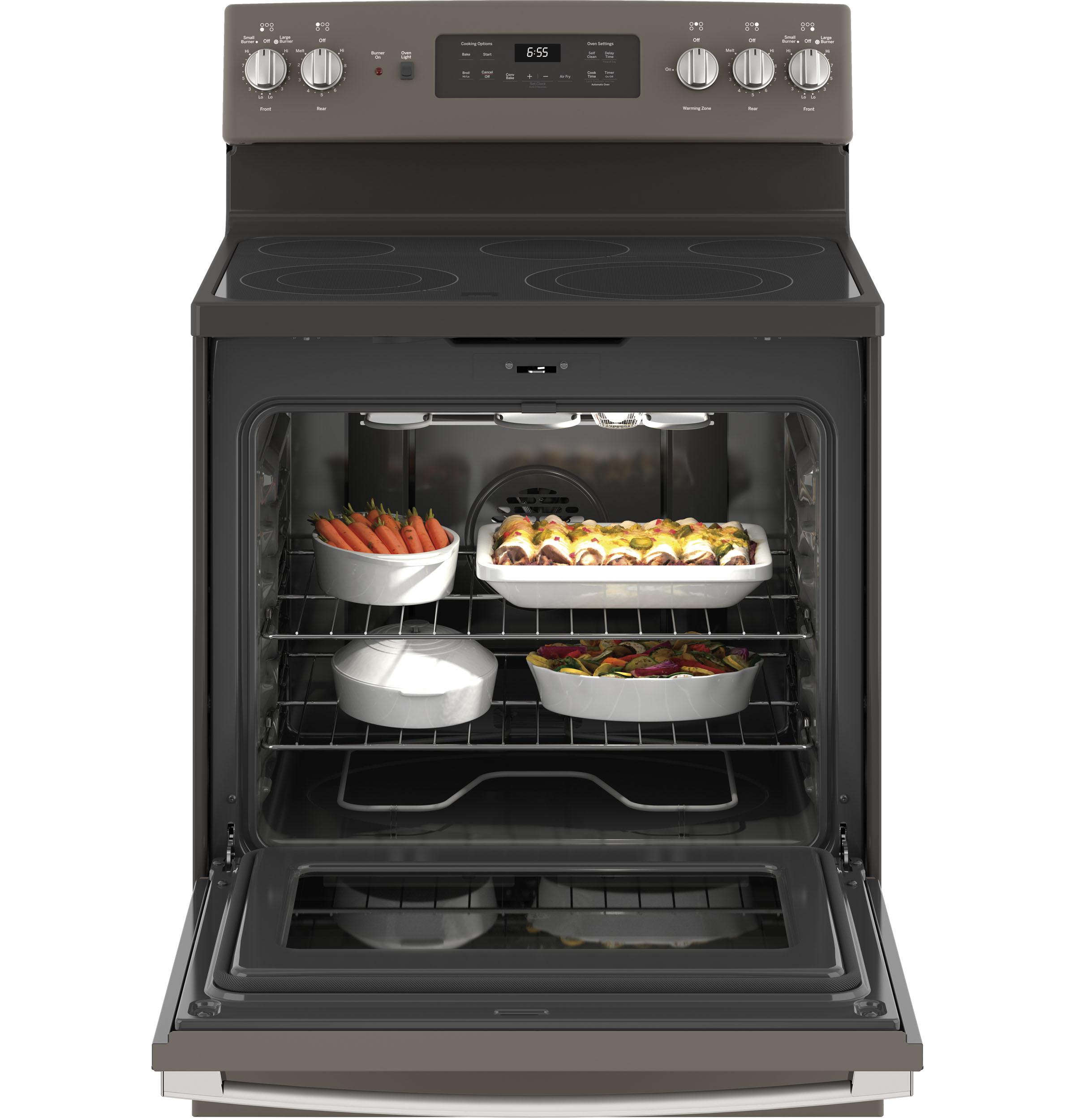 GE® 30" Free-Standing Electric Convection Range