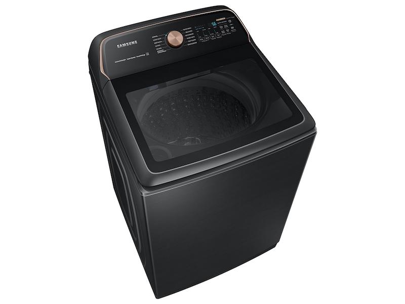 Samsung 5.5 cu. ft. Extra-Large Capacity Smart Top Load Washer with Auto Dispense System in Brushed Black