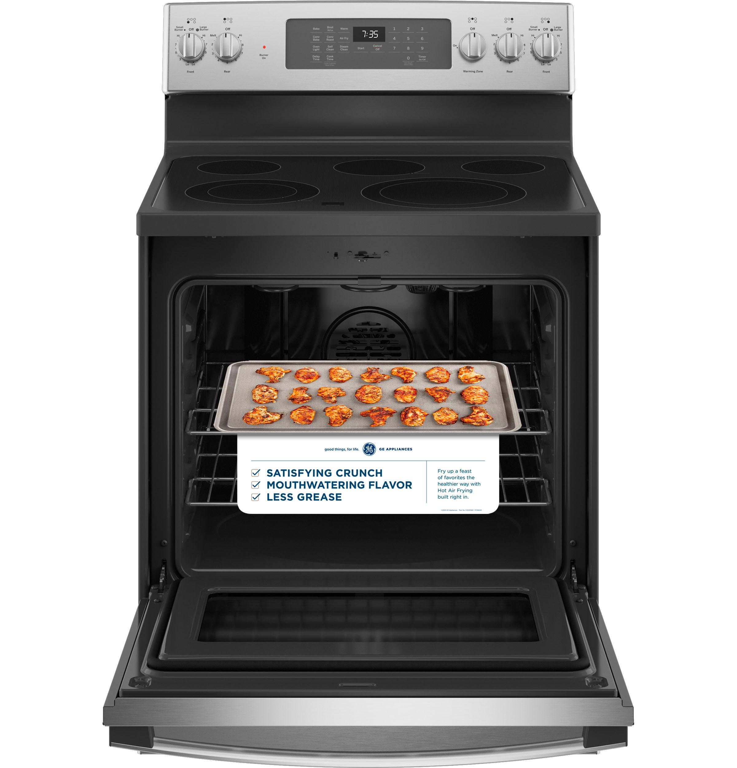 GE® 30" Free-Standing Electric Convection Range with No Preheat Air Fry