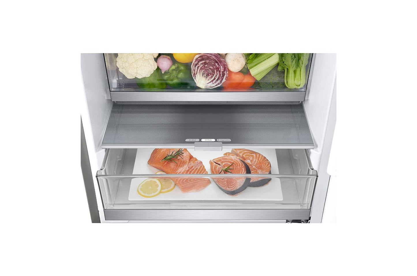 Lg LRBCC1204S 12 cu. ft. Bottom Freezer Counter-Depth Refrigerator