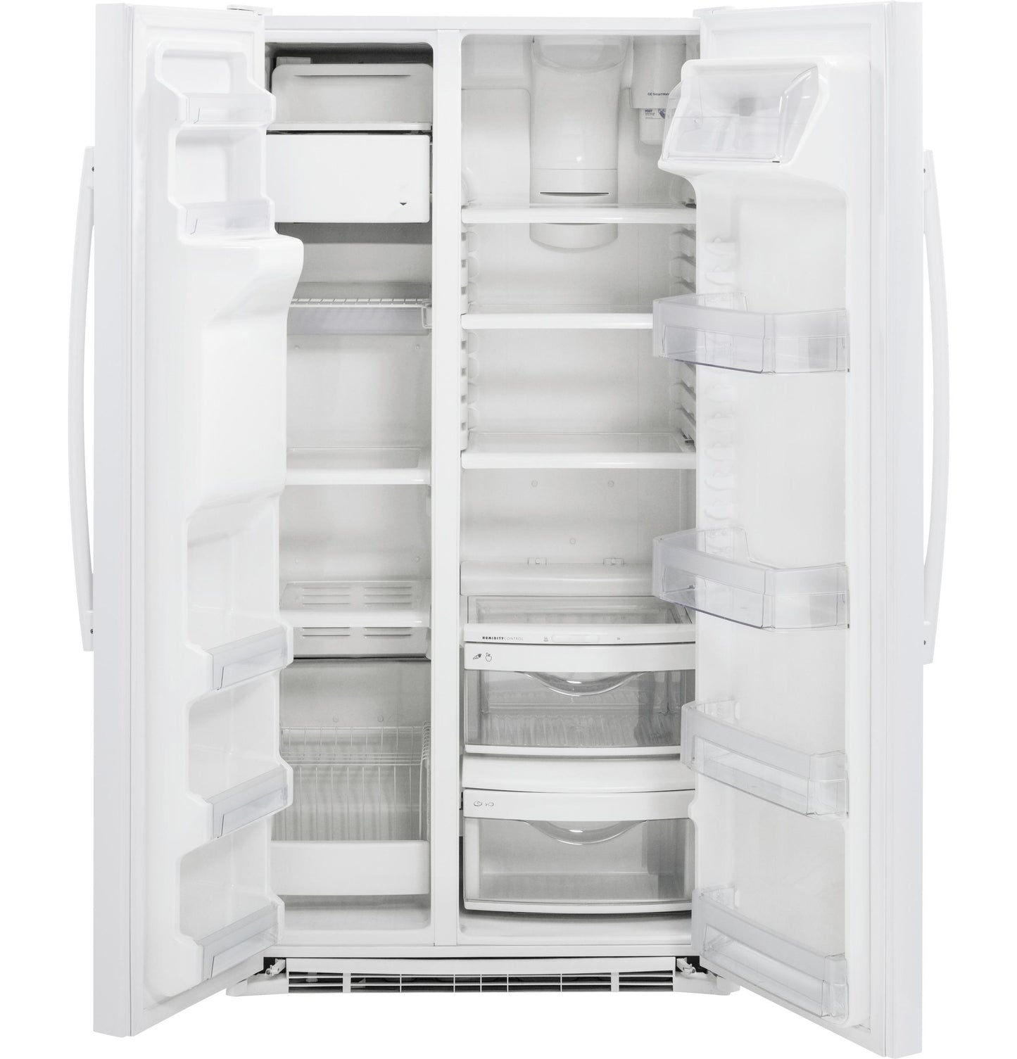 GZS22DGJWW GE® 21.9 Cu. Ft. Counter-Depth Side-By-Side Refrigerator