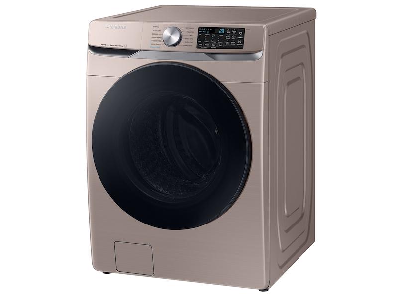 Samsung 4.5 cu. ft. Large Capacity Smart Front Load Washer with Super Speed Wash - Champagne