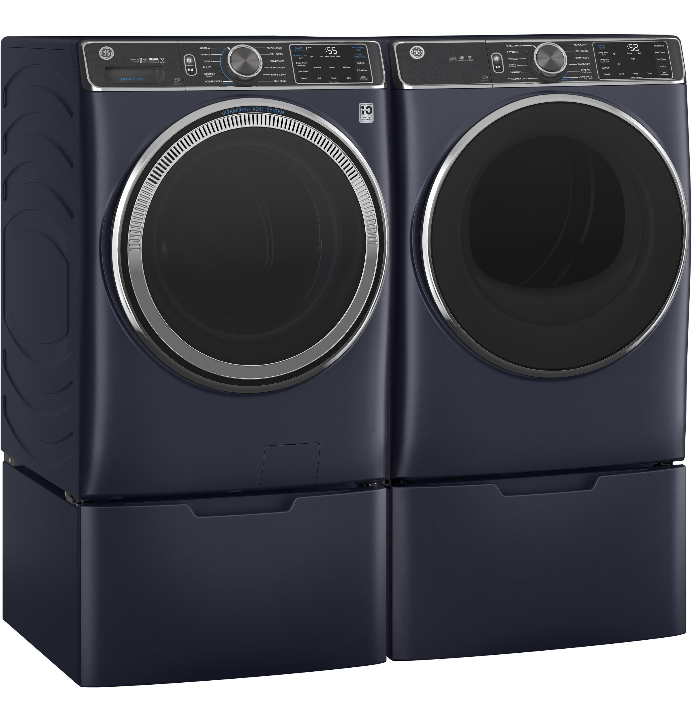 GE® ENERGY STAR® 7.8 cu. ft. Capacity Smart Front Load Electric Dryer with Steam and Sanitize Cycle