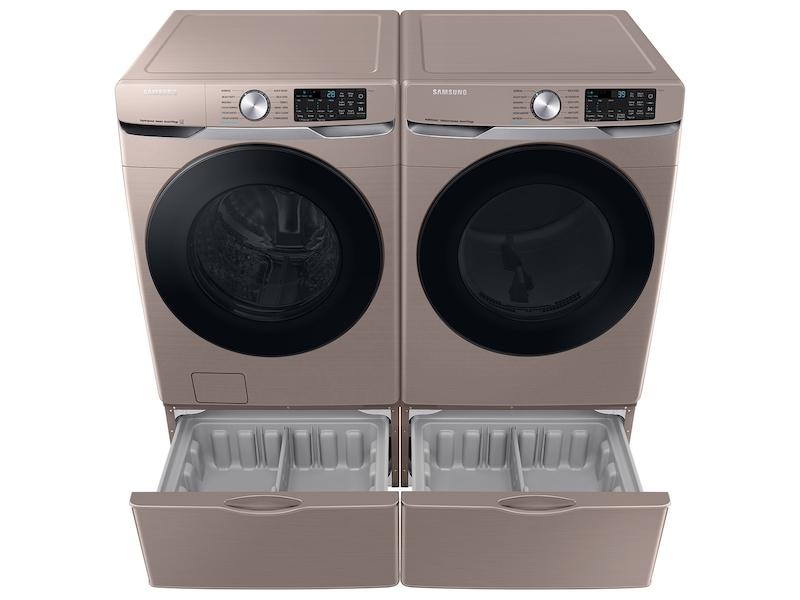 Samsung DVE45B6300C 7.5 cu. ft. Smart Electric Dryer with Steam Sanitize+ in Champagne