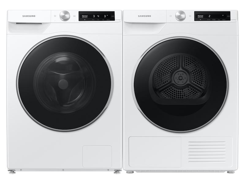 Samsung DV25B6900HW 4.0 cu. ft. Heat Pump Dryer with AI Smart Dial and Wi-Fi Connectivity in White