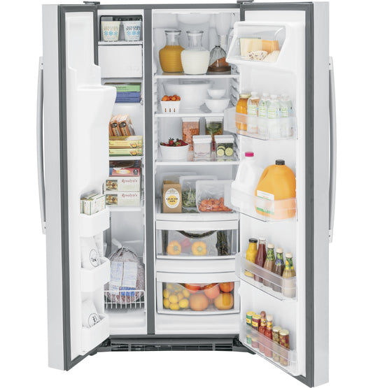 GSS23GYPFS GE 23.0 Cu. Ft. Side-By-Side Refrigerator