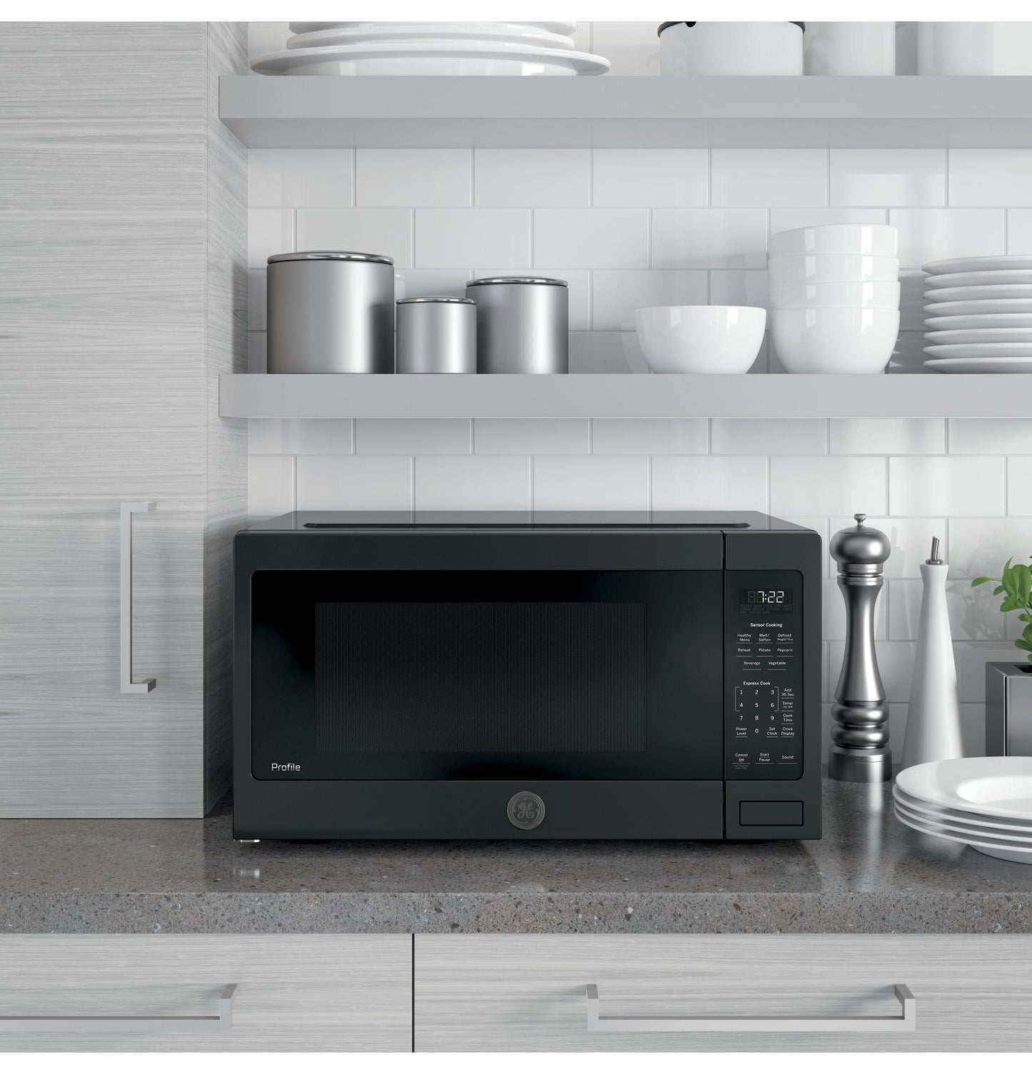 GE Profile™ 2.2 Cu. Ft. Countertop Sensor Microwave Oven