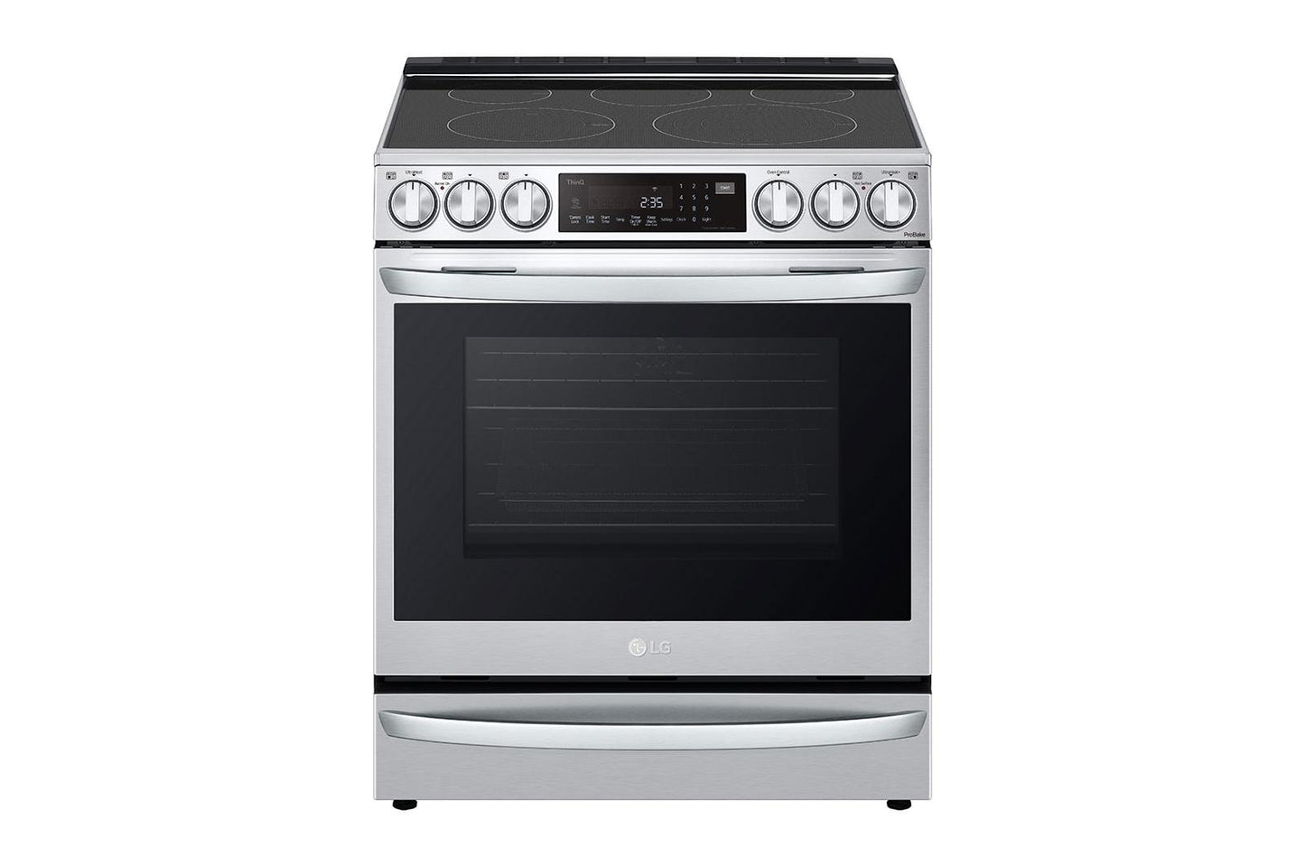 Lg LSEL6337F 6.3 cu. ft. Smart Wi-Fi Enabled ProBake Convection® InstaView™ Electric Slide-in Range with Air Fry