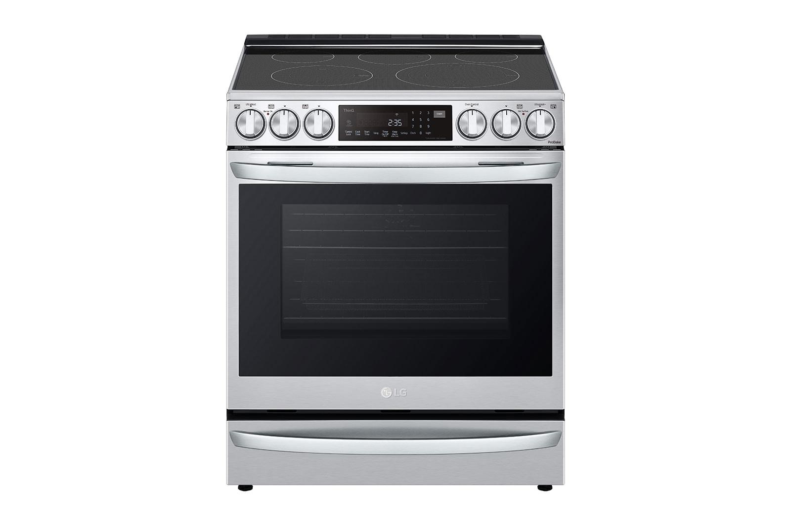 Lg 6.3 cu ft. Smart Wi-Fi Enabled ProBake Convection® InstaView™ Electric Slide-in Range with Air Fry