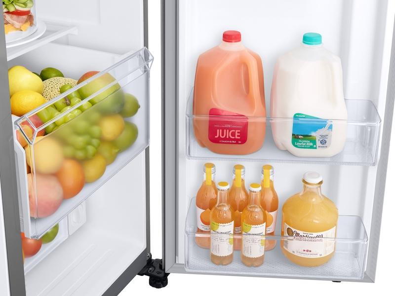 Samsung RS27T5561SR 26.7 cu. ft. Large Capacity Side-by-Side Refrigerator with Touch Screen Family Hub™ in Stainless Steel