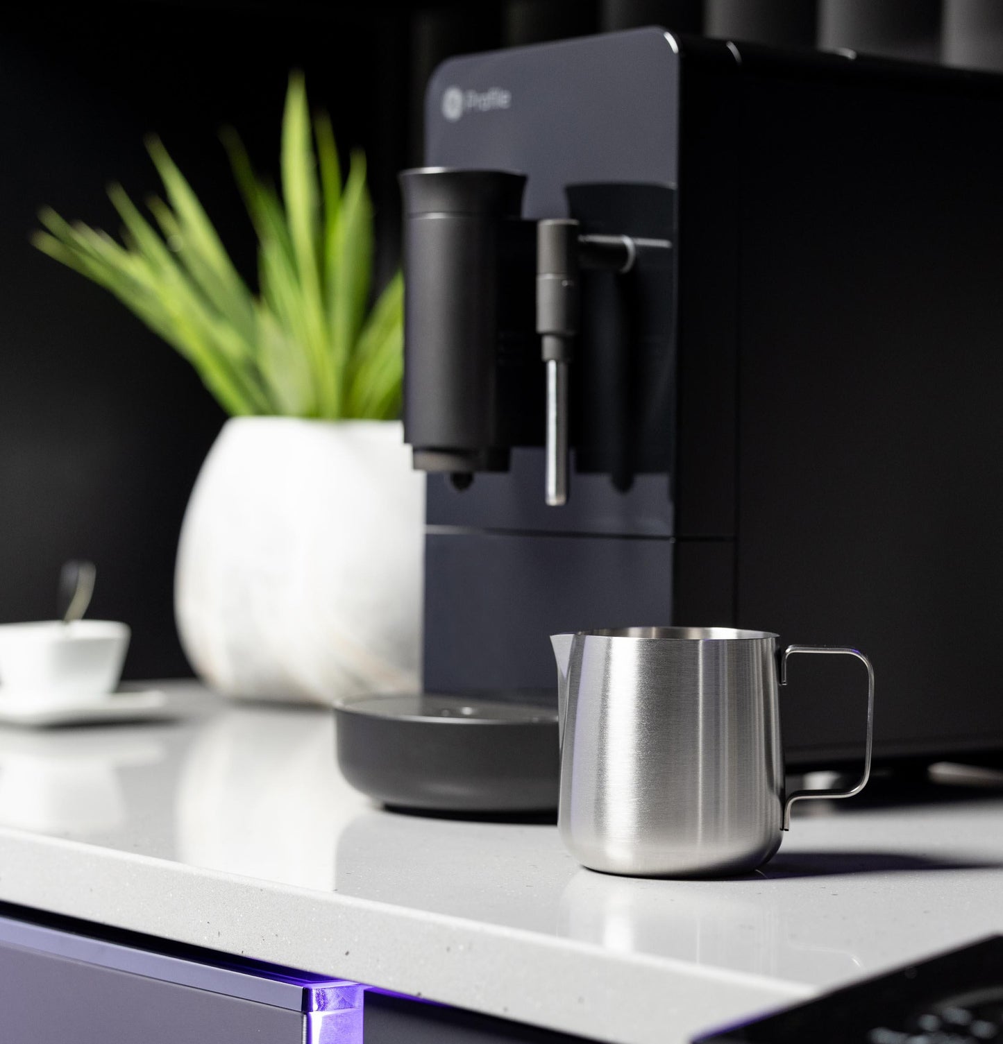 P7CEBBS6RBB GE Profile™ Automatic Espresso Machine + Frother