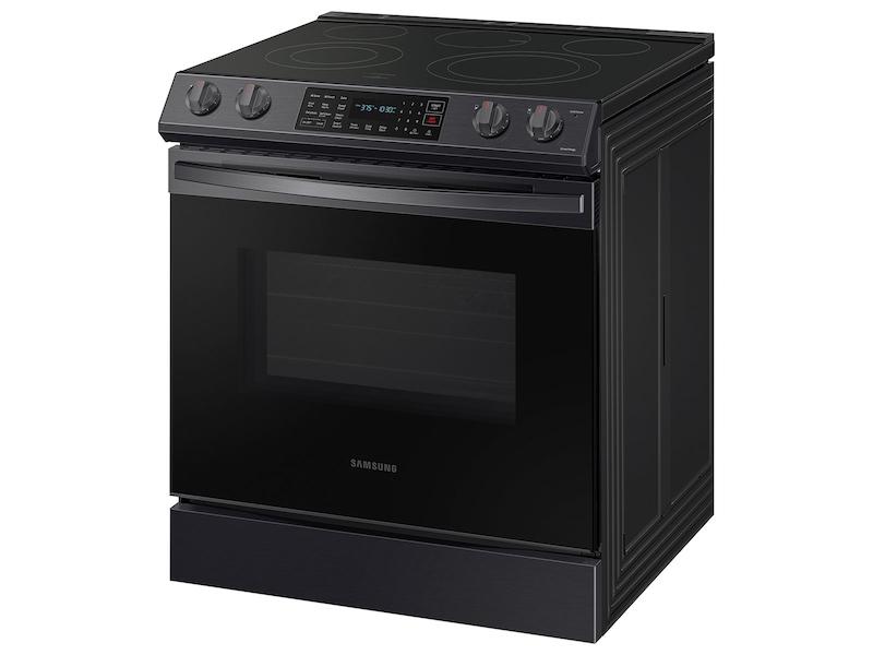 Samsung NE63T8311SG 6.3 cu. ft. Smart Slide-in Electric Range with Convection in Black Stainless Steel