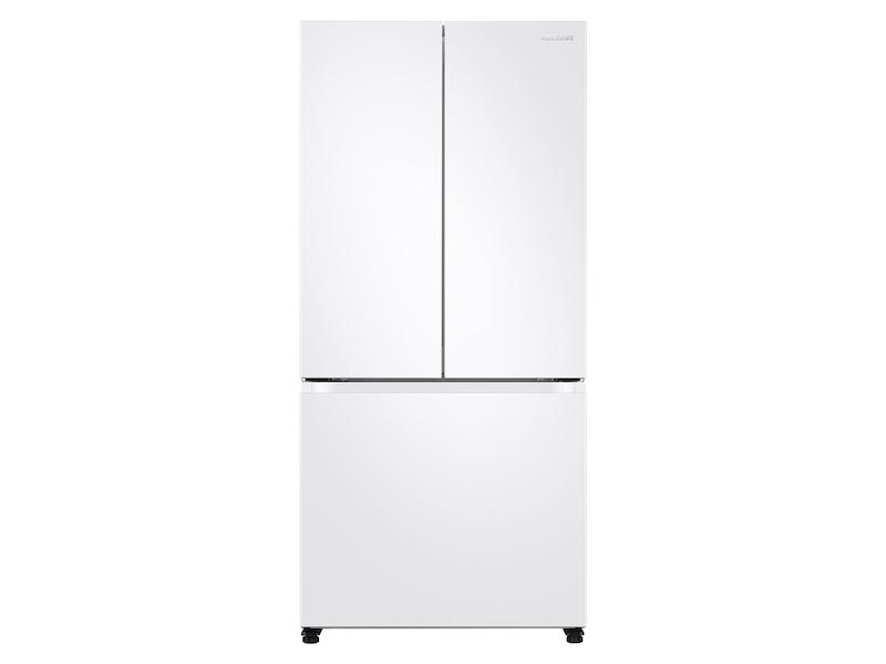 19.5 cu. ft. Smart 3-Door French Door Refrigerator in White
