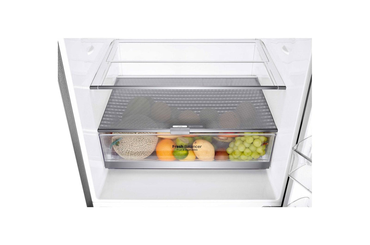 Lg LBNC15231V 15 cu. ft. 28-inch Wide Bottom Freezer Refrigerator - Stainless Steel