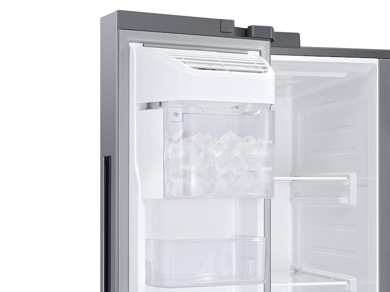 Samsung RS28A500ASR 28-cu-ft-Smart-Side-by-Side-Refrigerator-in-Stainless-Steel