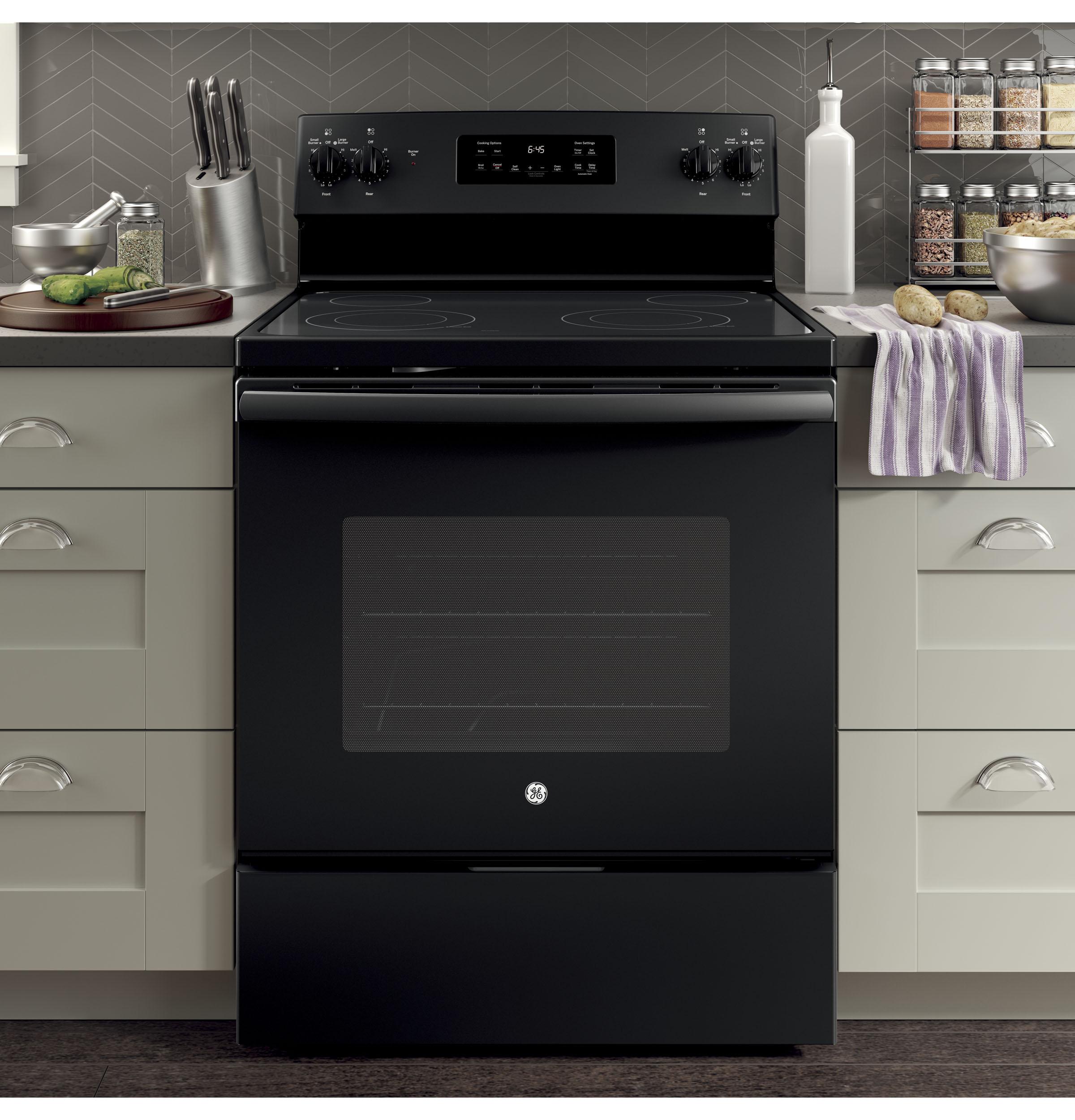 GE® 30" Free-Standing Electric Range