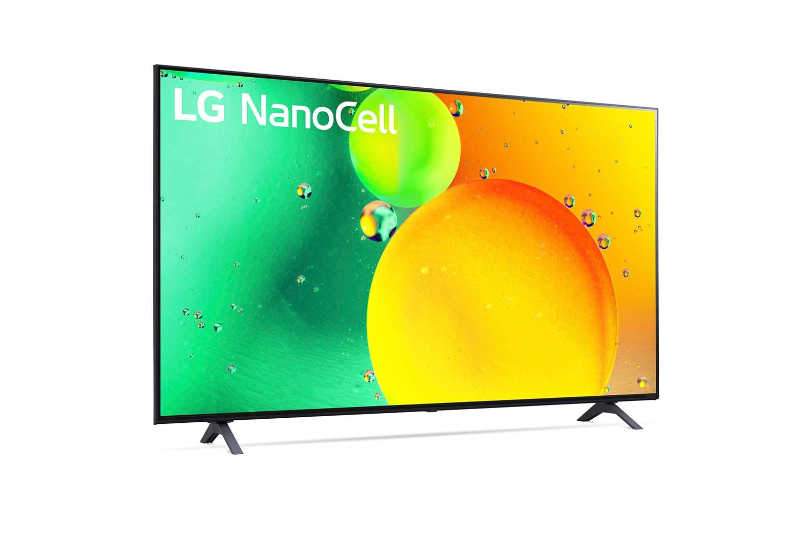 LG 55 Inch Class NANO75 UQA series LED 4K UHD Smart webOS 22 w/ ThinQ AI TV