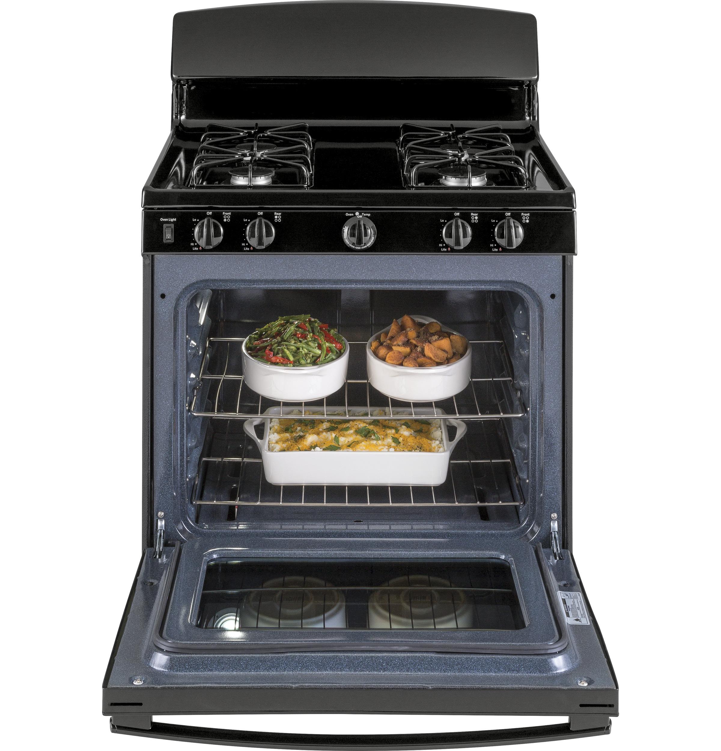 JGBS30DEKBB GE® 30" Free-Standing Gas Range