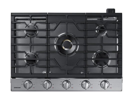Samsung NA30N7755TS 30" Gas Cooktop with 22K BTU True Dual Power Burner (2018)