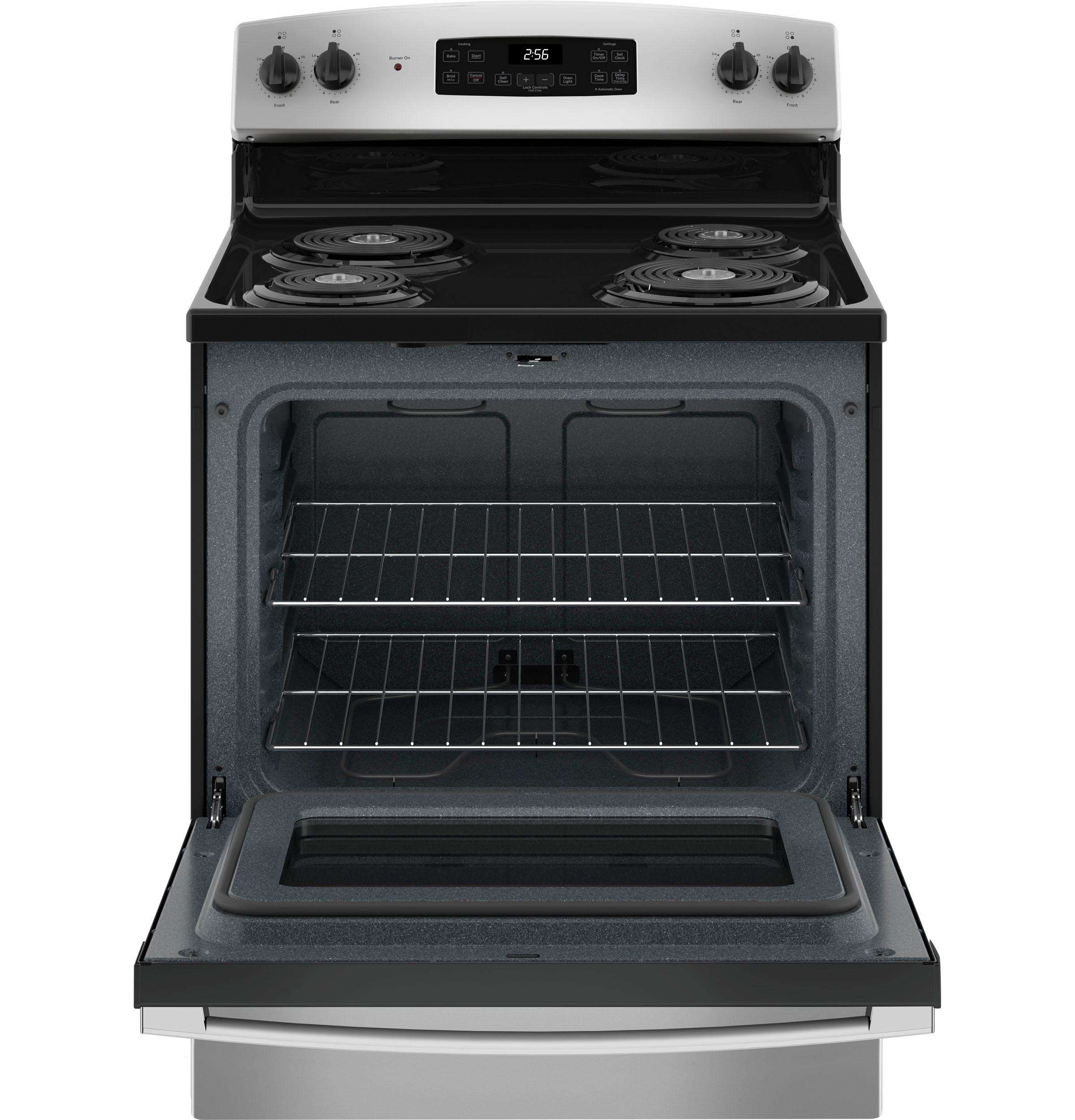 GE® 30" Free-Standing Self-Clean Electric Range