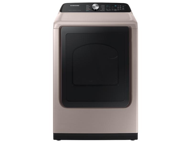 7.4 cu. ft. Smart Electric Dryer with Steam Sanitize+ in Champagne