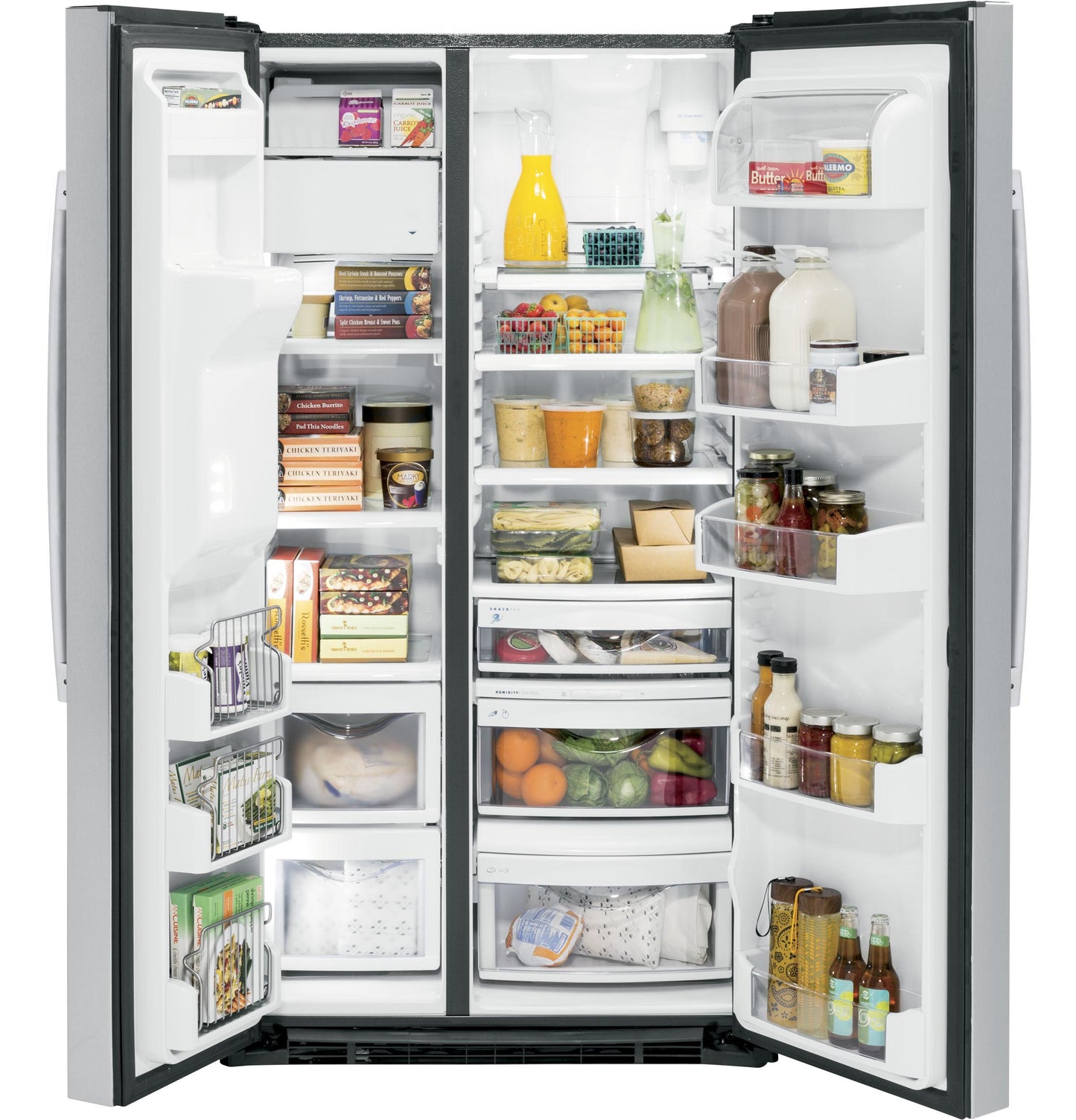 PZS22MYKFS GE Profile™ 21.9 Cu. Ft. Counter-Depth Side-By-Side Refrigerator