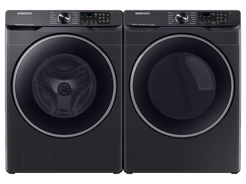 5.0 cu. ft. Extra-Large Capacity Smart Front Load Washer with Super Speed Wash in Brushed Black