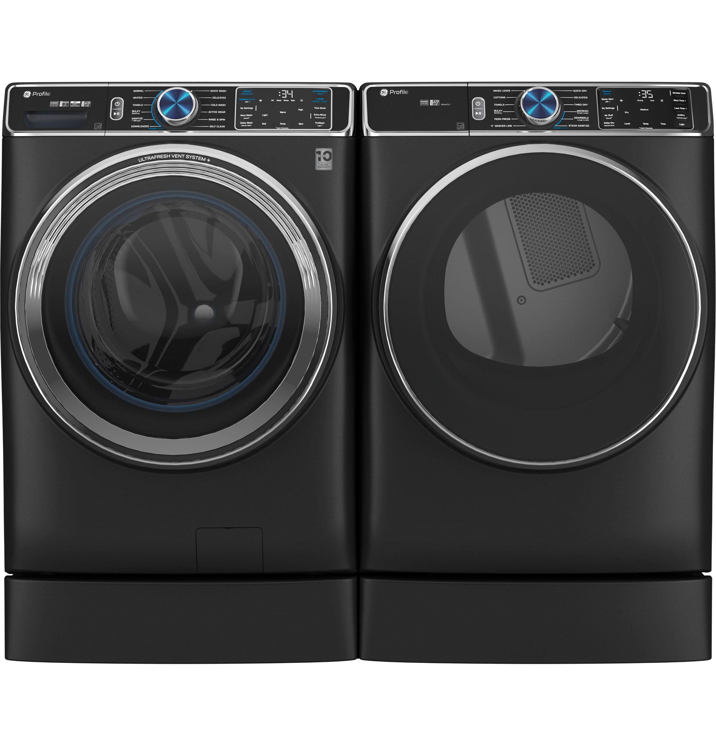 GE Profile™ ENERGY STAR® 7.8 cu. ft. Capacity Smart Front Load Gas Dryer with Steam and Sanitize Cycle