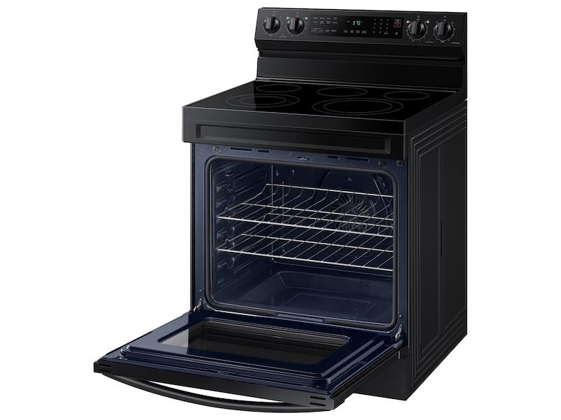 Samsung NE63A6511SB 6.3 cu. ft. Smart Freestanding Electric Range with No-Preheat Air Fry & Convection in Black