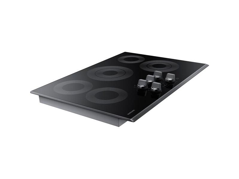 Samsung NZ30K6330RG 30" Smart Electric Cooktop in Black Stainless Steel