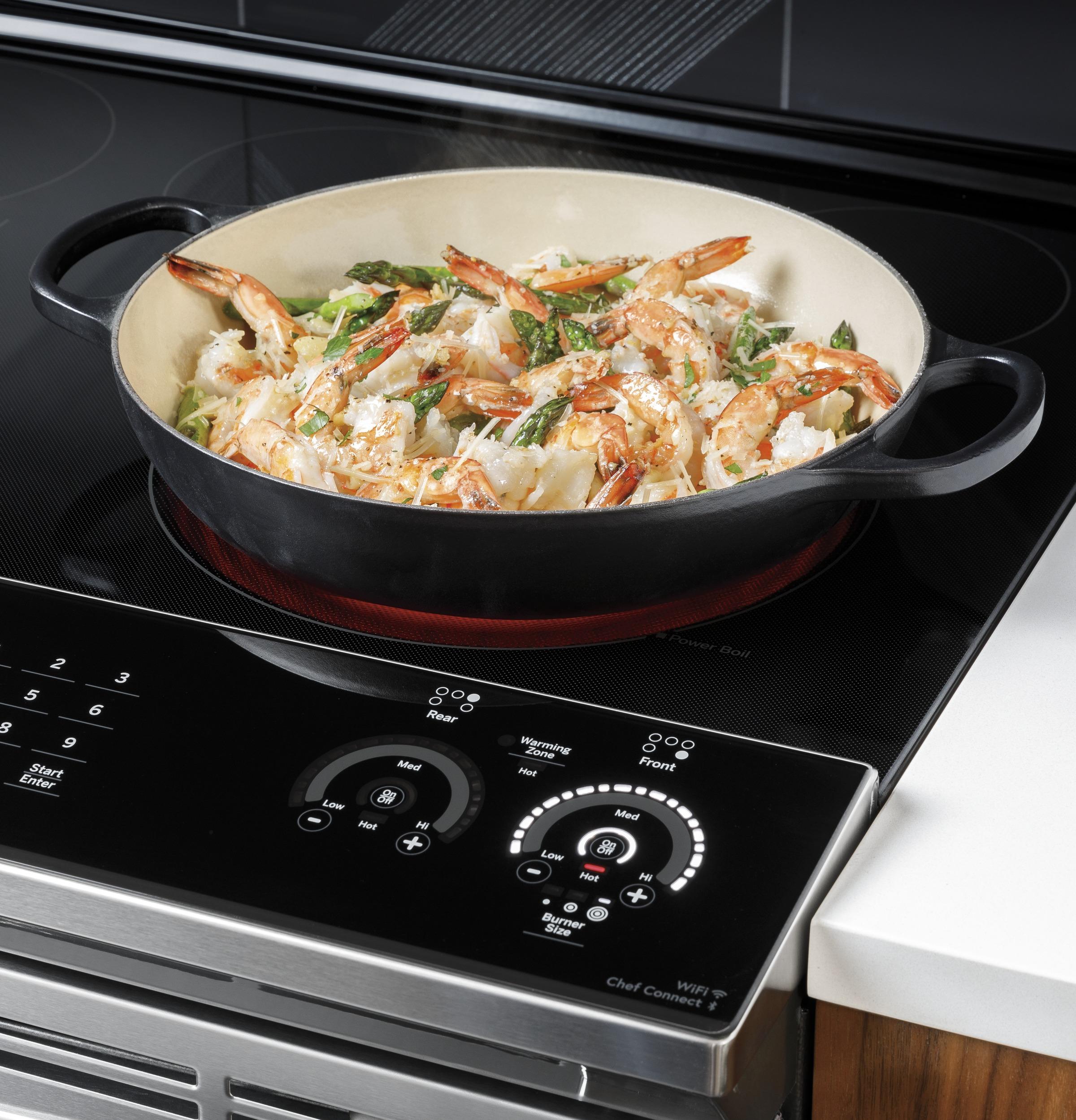 PSS93BPTS GE Profile™ 30" Smart Slide-In Electric Convection Range with No Preheat Air Fry
