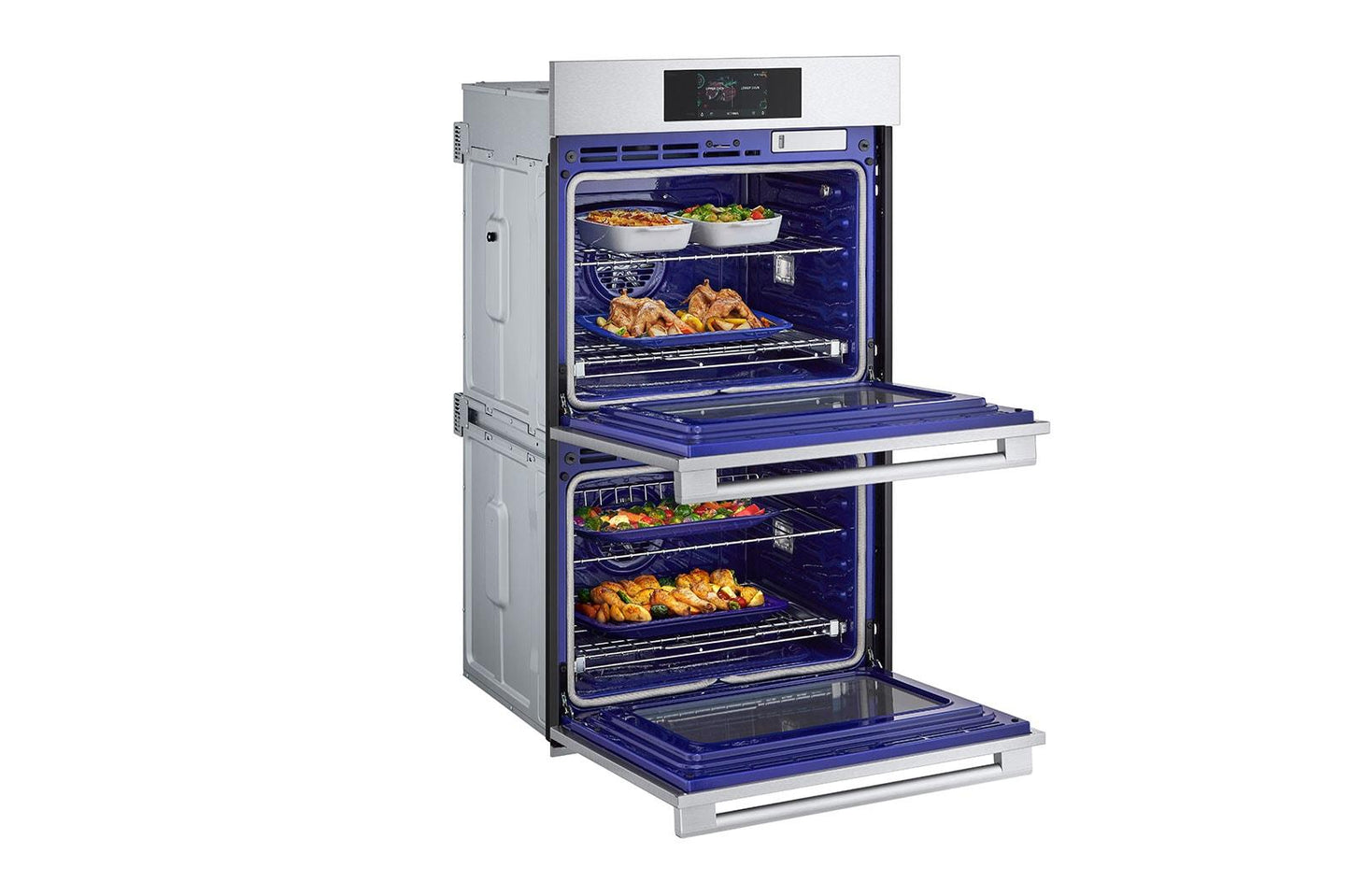 WDES9428F LG STUDIO 9.4 cu. ft. Smart InstaView® Electric Double Built-In Wall Oven with Air Fry & Steam Sous Vide