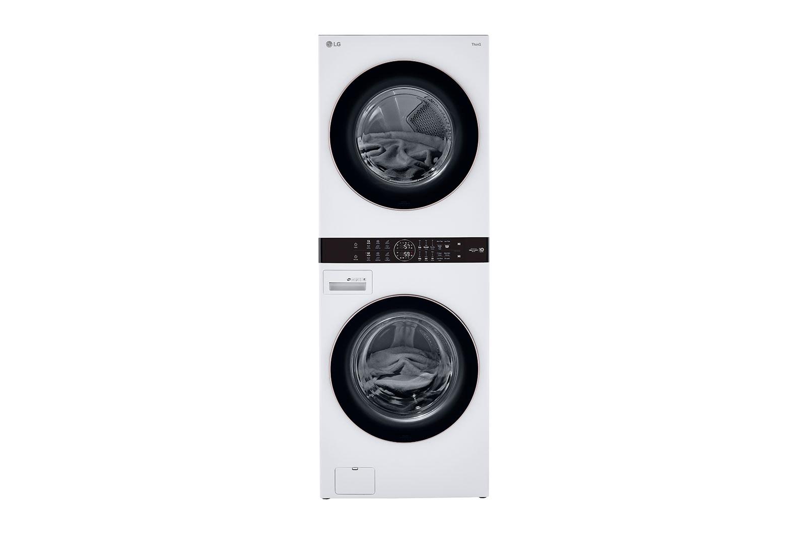 Lg Single Unit Front Load LG WashTower™ with Center Control™ 4.5 cu. ft. Washer and 7.4 cu. ft. Electric Dryer