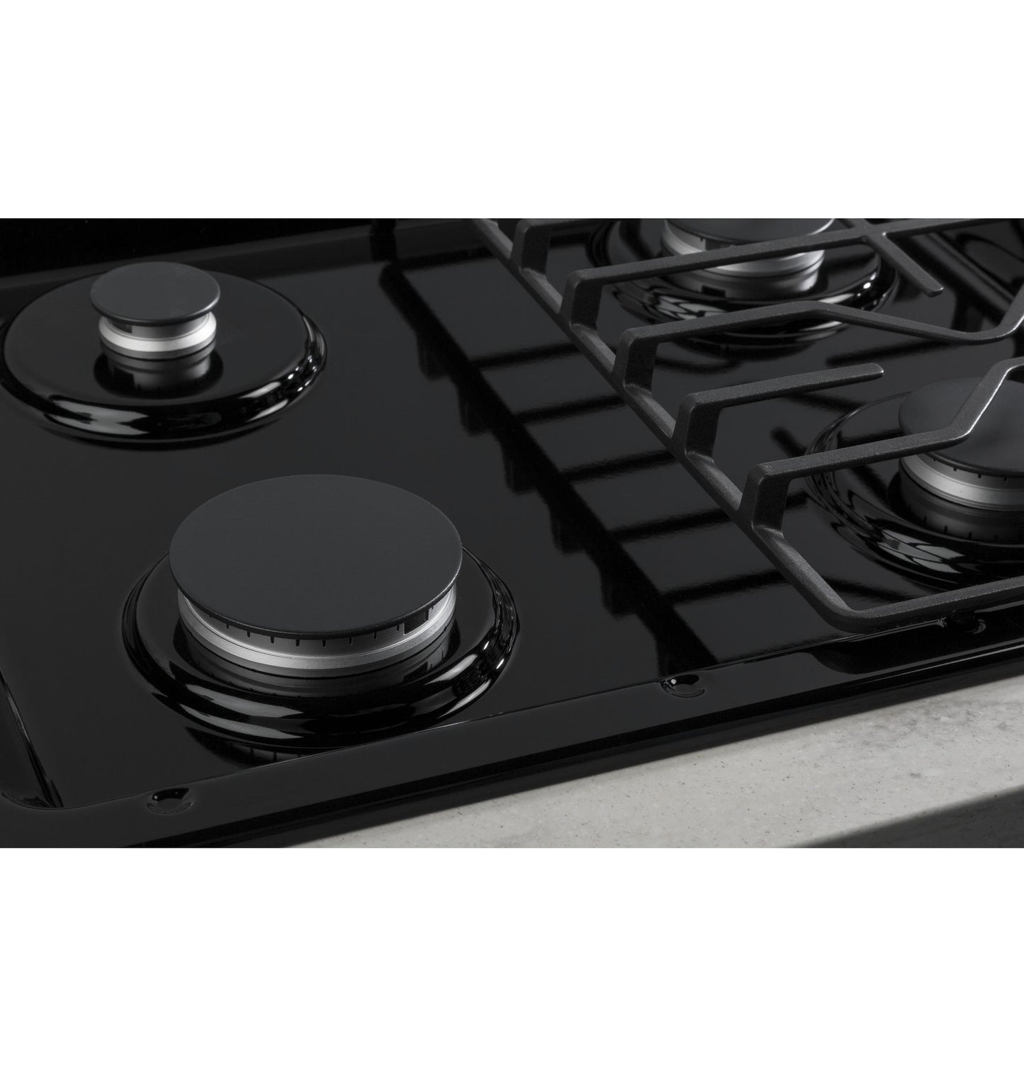 JGP3030DLBB GE® 30" Built-In Gas Cooktop with Dishwasher-Safe Grates