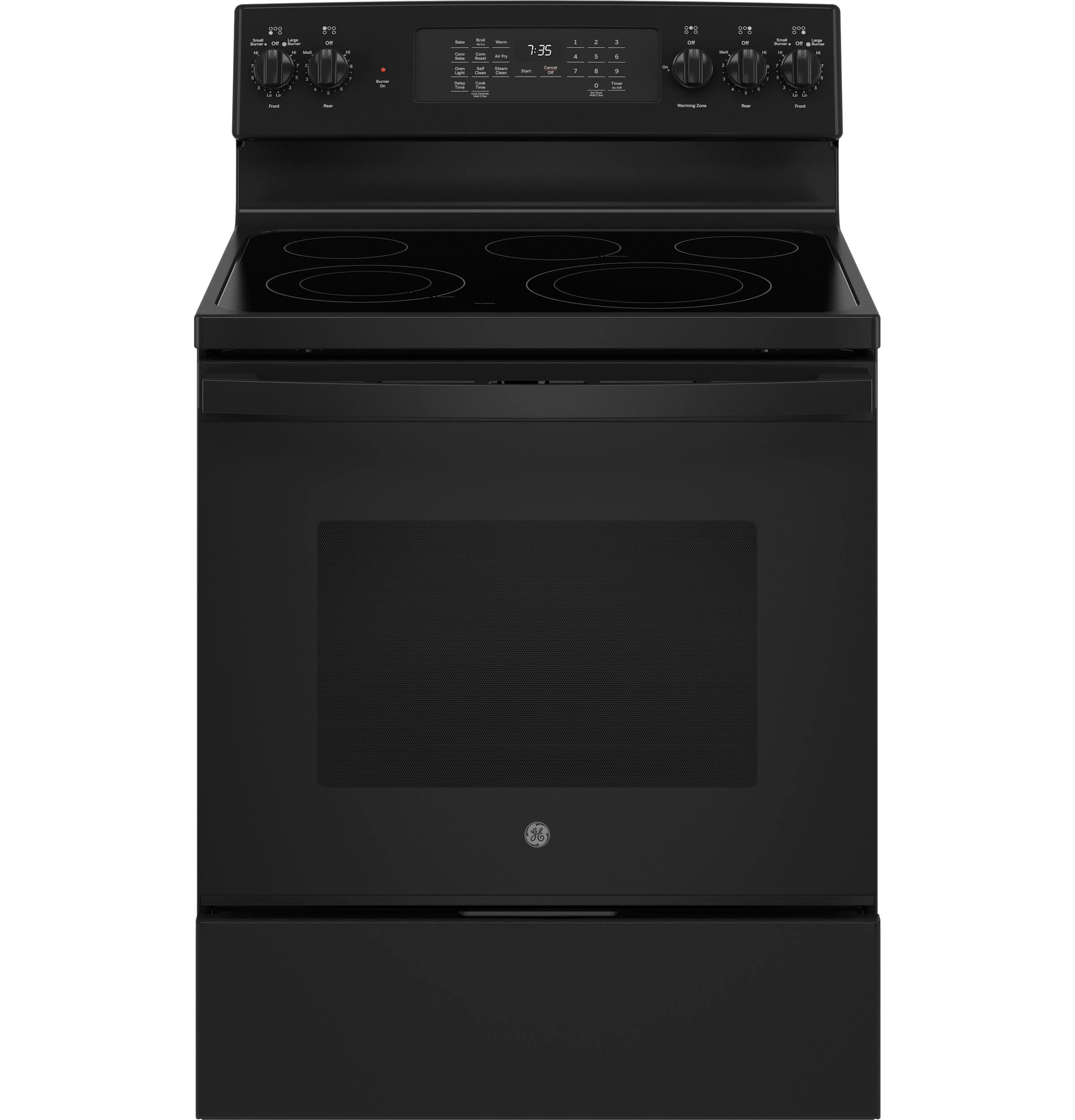 GE® 30" Free-Standing Electric Convection Range with No Preheat Air Fry