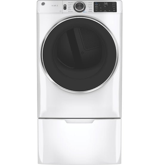 GE® 7.8 cu. ft. Capacity Smart Front Load Electric Dryer with Steam and Sanitize Cycle