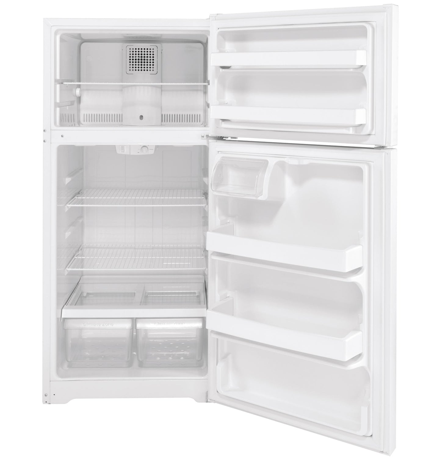 GTE16DTNRWW GE® ENERGY STAR® 15.6 Cu. Ft. Top-Freezer Refrigerator