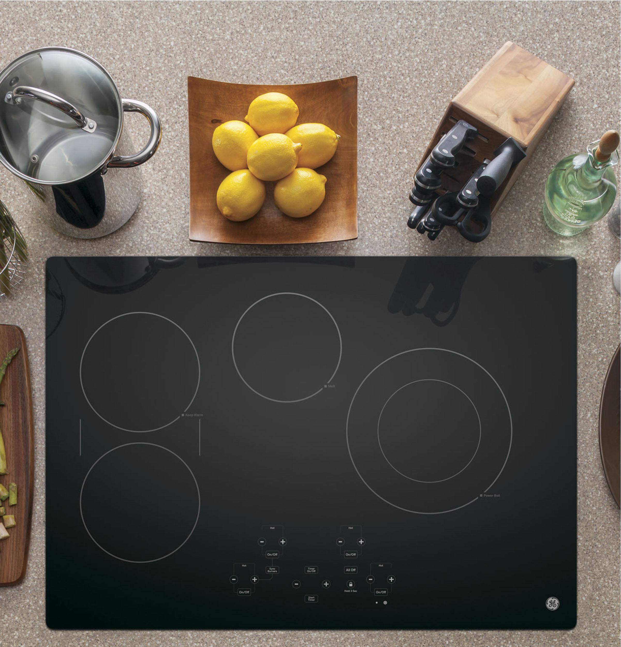 GE® 30" Built-In Touch Control Electric Cooktop