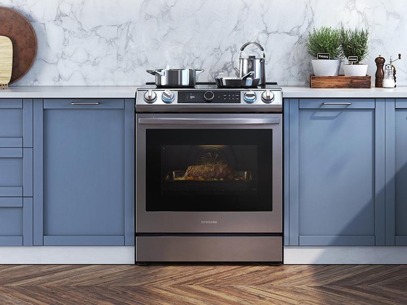 Samsung 6.3 cu. ft. Smart Slide-in Induction Range with Smart Dial