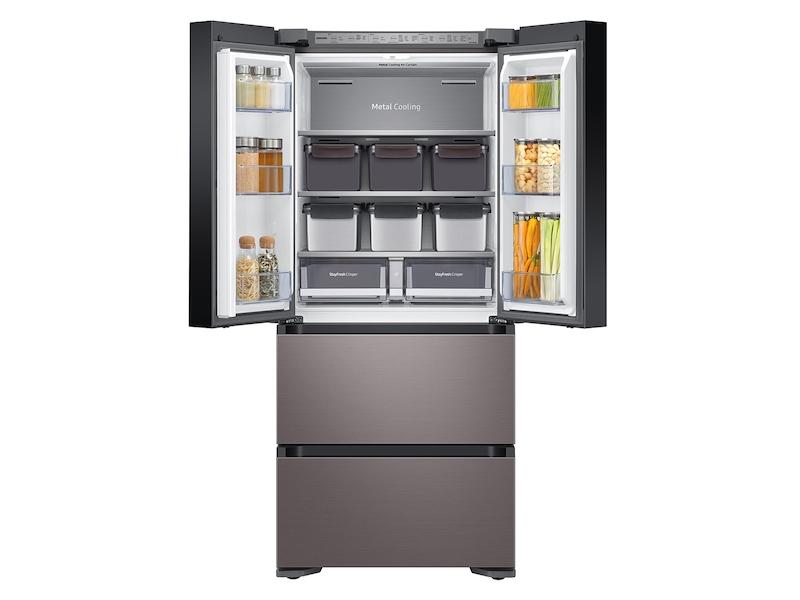 Samsung 17.3 cu. ft. Smart Kimchi & Specialty 4-Door French Door Refrigerator in Platinum Bronze