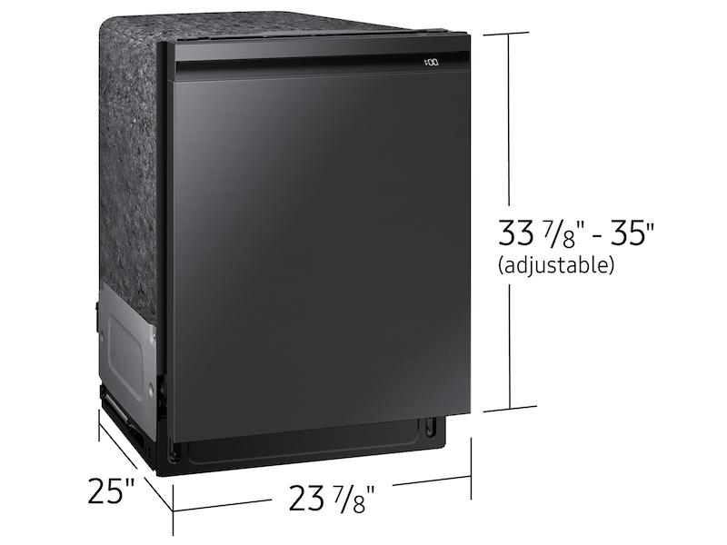 Samsung Smart 44dBA Dishwasher with StormWash ™ in Black Stainless Steel