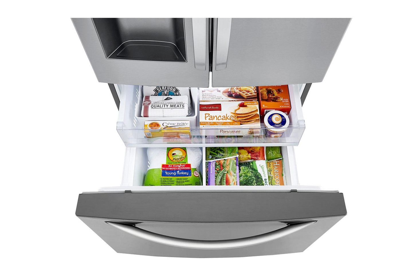 Lg 25 cu. ft. Smart wi-Fi Enabled French Door Refrigerator