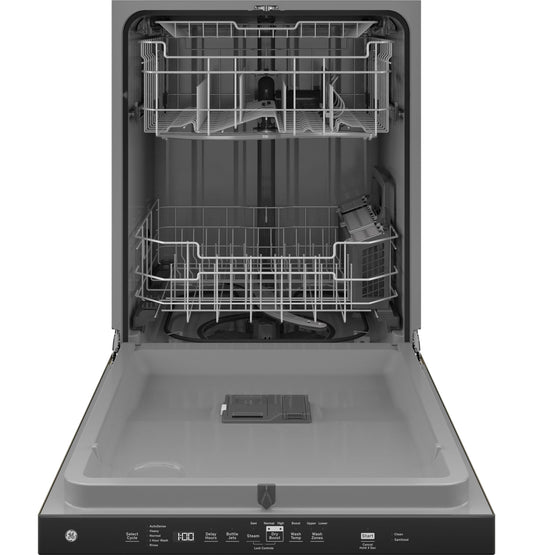 GDP630PMRES GE® ENERGY STAR® Top Control with Plastic Interior Dishwasher with Sanitize Cycle & Dry Boost