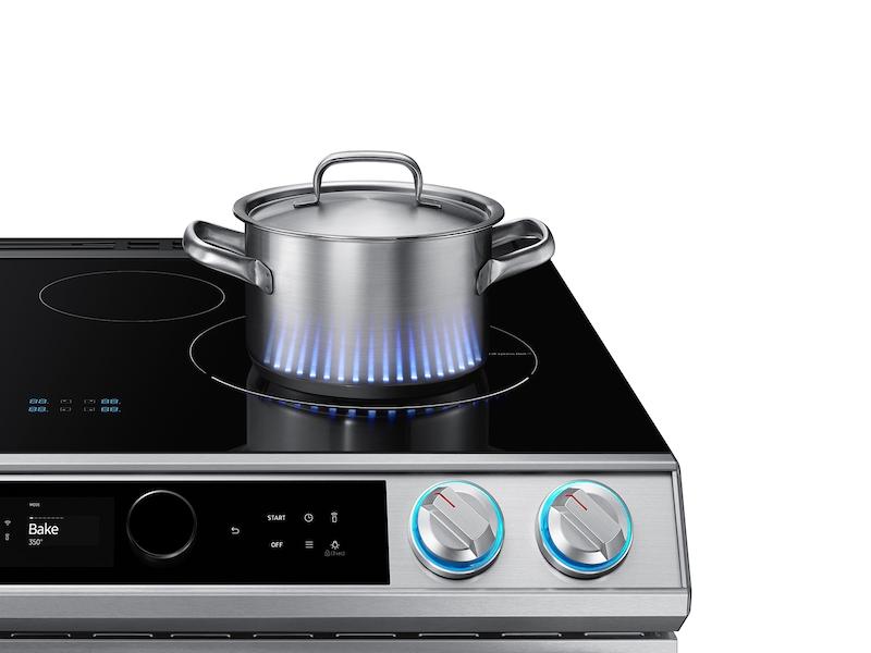 Samsung 6.3 cu. ft. Smart Slide-in Induction Range with Smart Dial