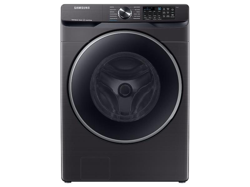5.0 cu. ft. Extra-Large Capacity Smart Front Load Washer with Super Speed Wash in Brushed Black