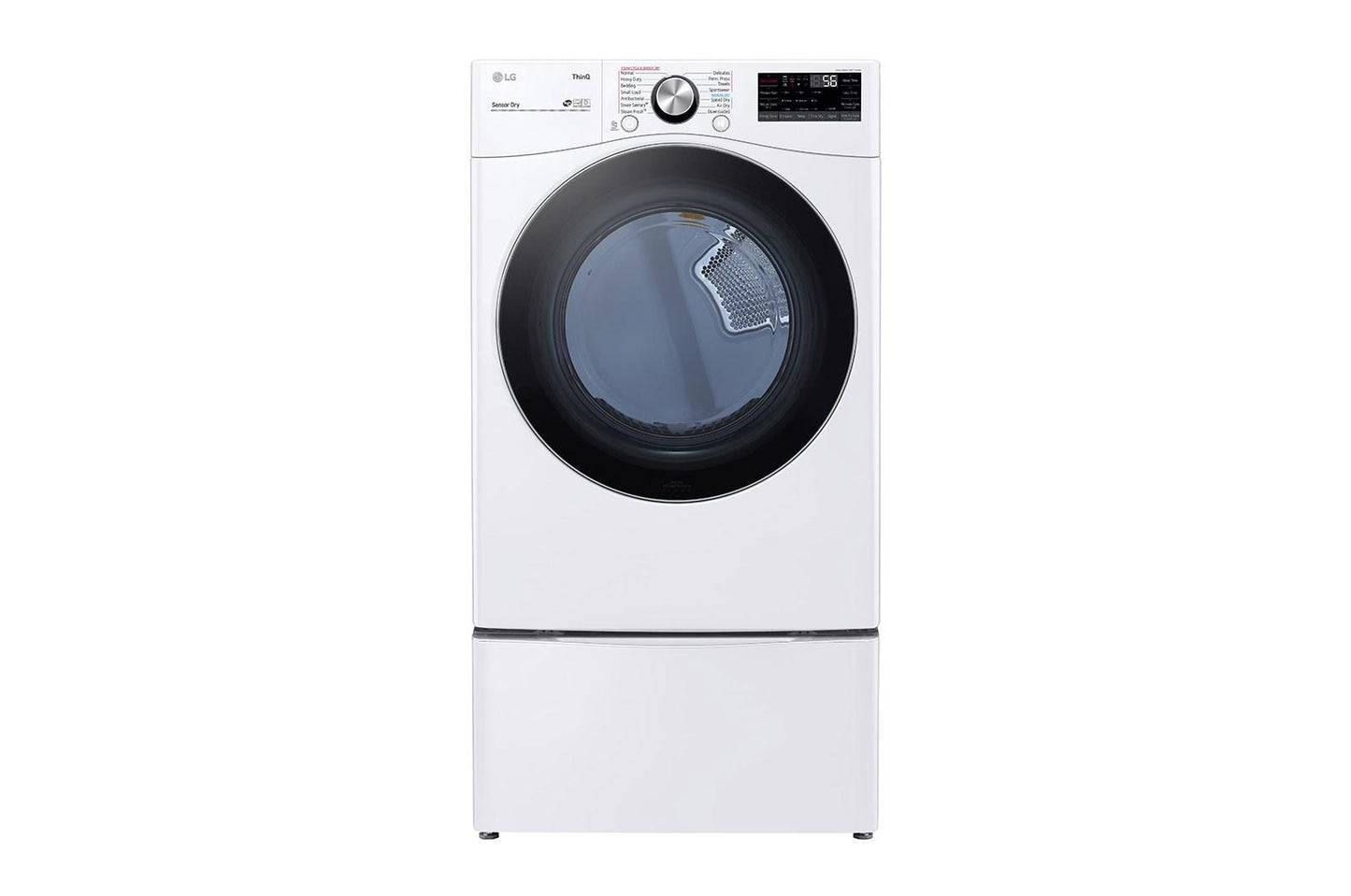 Lg DLEX4200W 7.4 cu. ft. Ultra Large Capacity Smart Wi-Fi Enabled Front Load Electric Dryer with TurboSteam™ and Built-In Intelligence