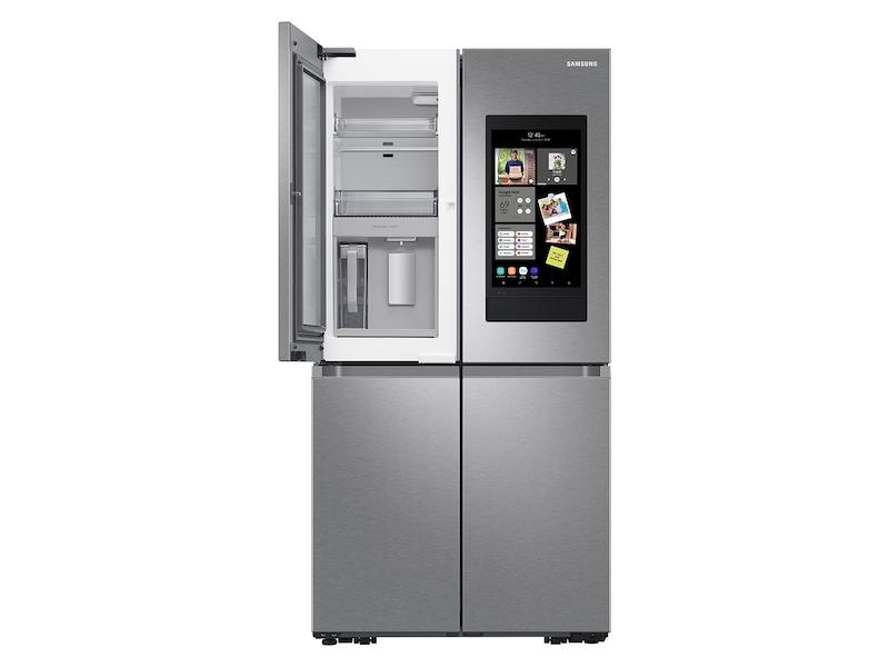 23 cu. ft. Smart Counter Depth 4-Door Flex™ refrigerator with Family Hub™ and Beverage Center in Stainless Steel