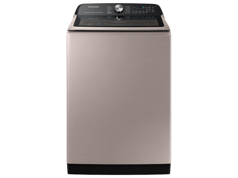 5.1 cu. ft. Smart Top Load Washer with ActiveWave™ Agitator and Super Speed Wash in Champagne