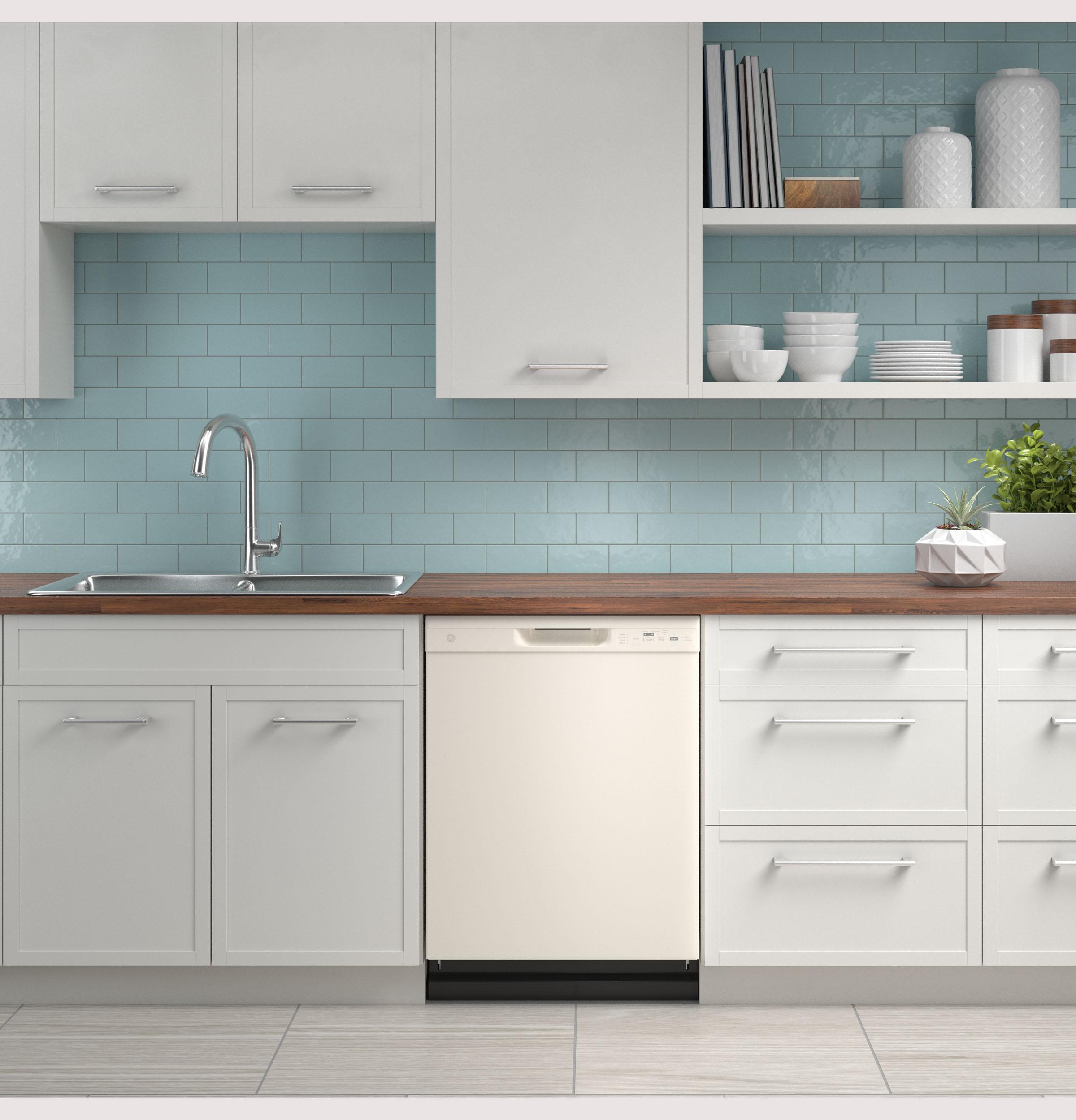 GDF535PGRCC GE® ENERGY STAR® Dishwasher with Front Controls