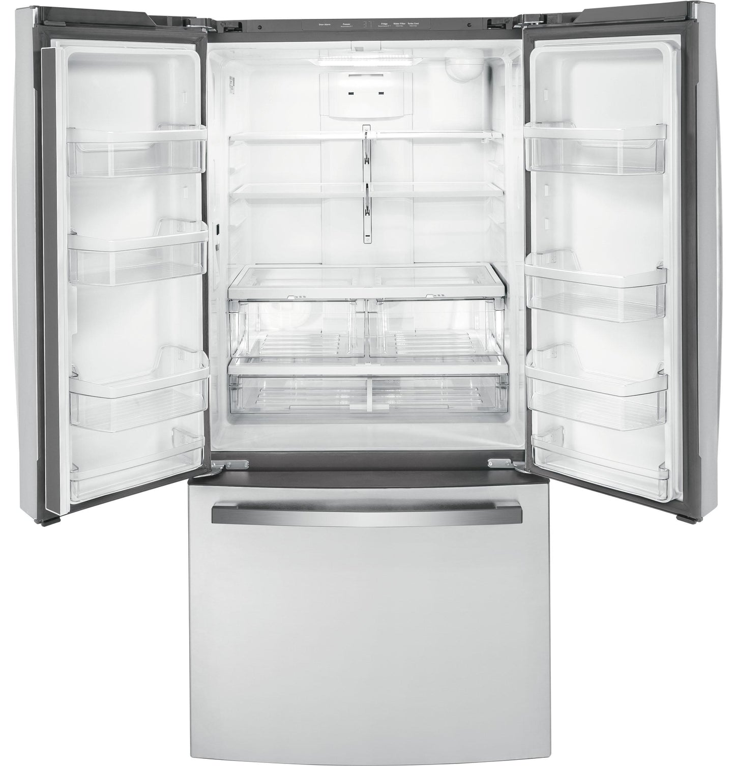 GWE19JYLFS GE® ENERGY STAR® 18.6 Cu. Ft. Counter-Depth French-Door Refrigerator